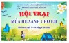 Tân Thạnh tổ chức hội trại Mùa hè xanh cho em