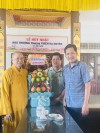 Phường Tân Thạnh, thành phố Tam Kỳ thăm, chúc mừng các cơ sở Phật giáo nhân dịp Lễ Phật đản Phật lịch 2569, Dương lịch 2025.