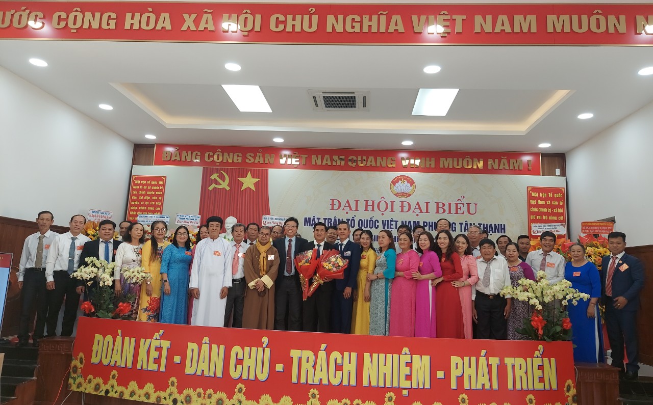 UBMTTQVN phường Tân Thạnh tổ chức đại hội hết nhiệm kỳ 2019 - 2024